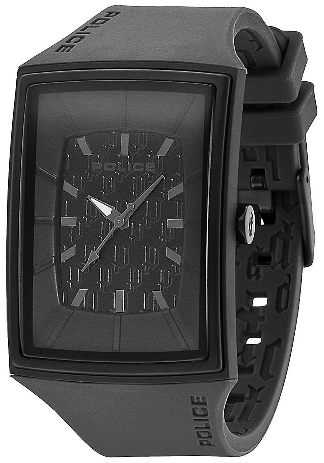 Police Men's Square Black Watches Police Watches Vantage-x