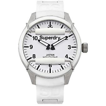 Superdry Scuba Japanse Quartz analoge man horloge met SYG109W kunststof armband