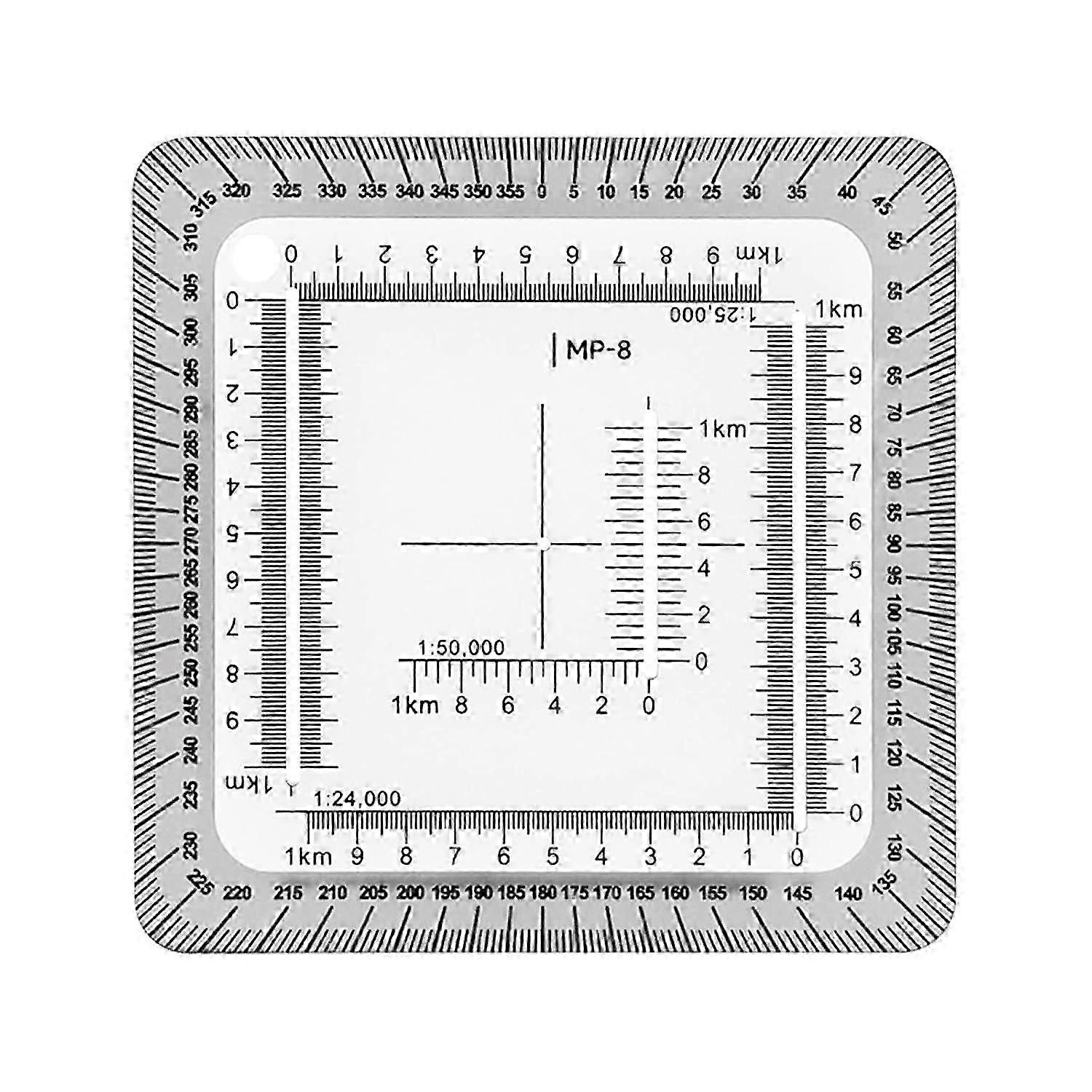 Compact Proportional Ruler Tactical Navigation