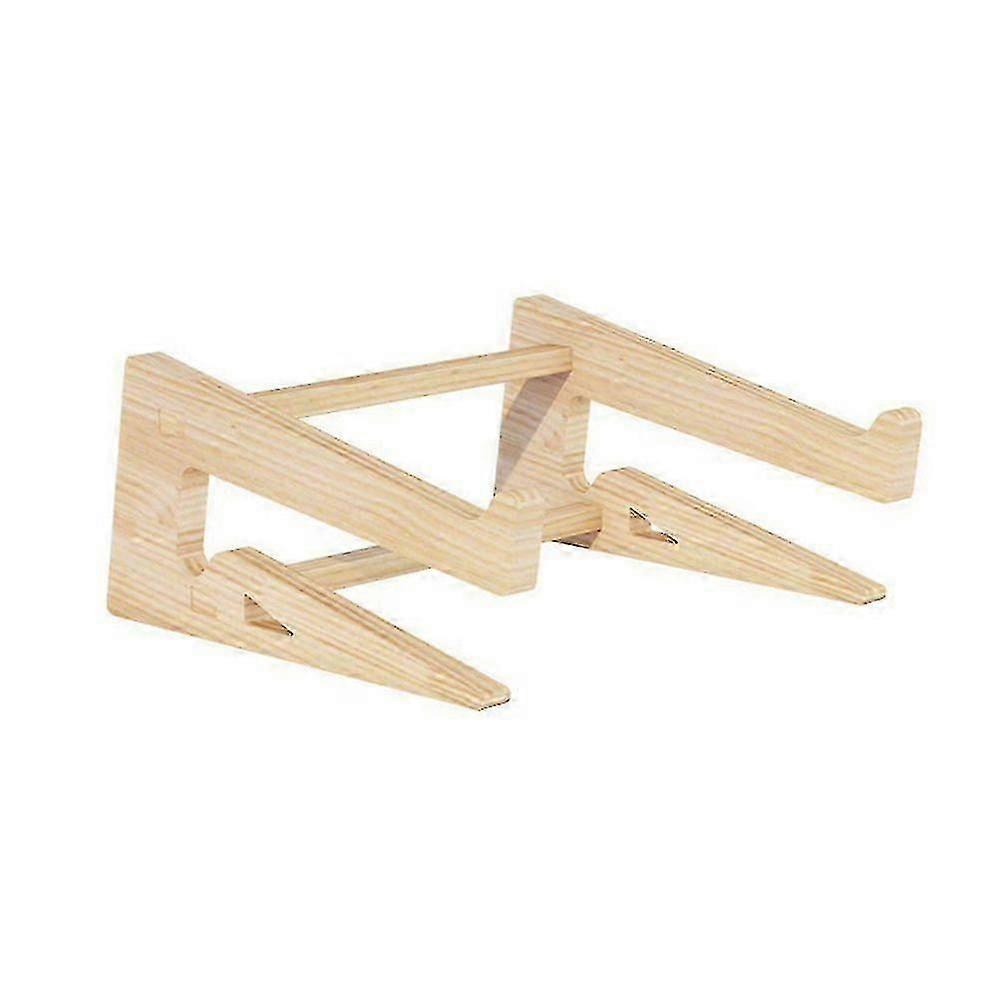 Natural Wood Laptop Elevation Stand