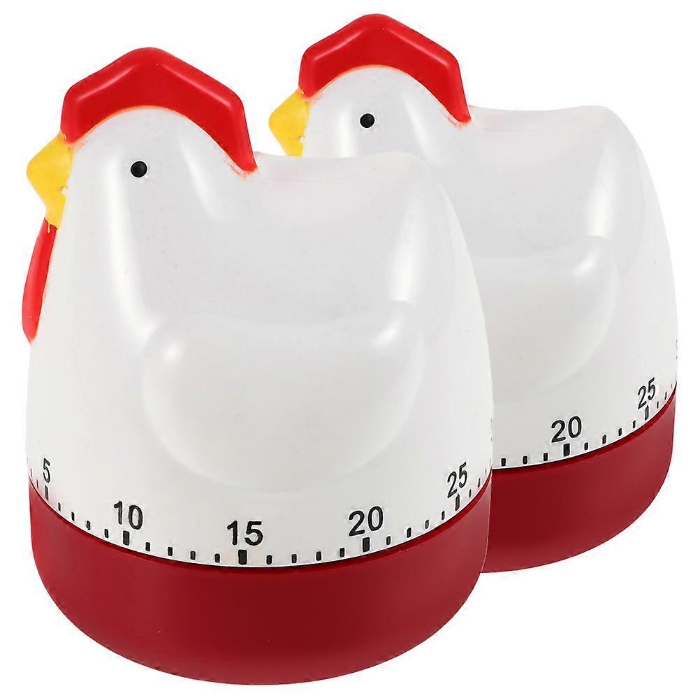 Chicken Shaped Mechanical Cooking Timer for Kitchen Use 8Pcs Pack