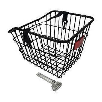 Bike Rear Basket with Tail Light Sundries Organizer for Decoration Accessory