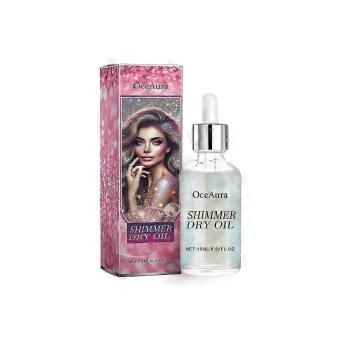 Oceaura Body Glow Shimmer Oil for Face, Body and Clavicle, Fine Shimmer for Party and Beach, 15ml Makeup Beauty Tool