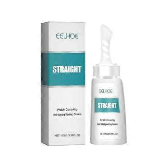 Crema de masaje para cabello liso, hidratante y nutritiva, repara el cabello dañado y suaviza las puntas abiertas.