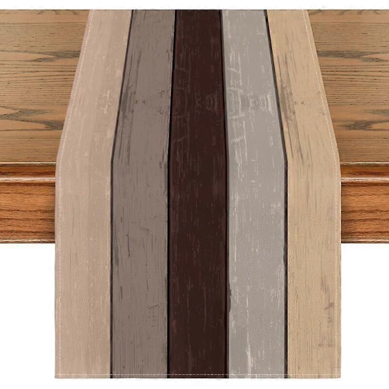Seasonal Rustic Wood Table Runner