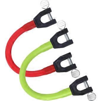 2 Pieces Ski Tip Connector with Stainless Steel Head Trainer Portable Ski Training Aid for Kids Adults Beginners Skiing Training Snow Skiing Equi-brnv