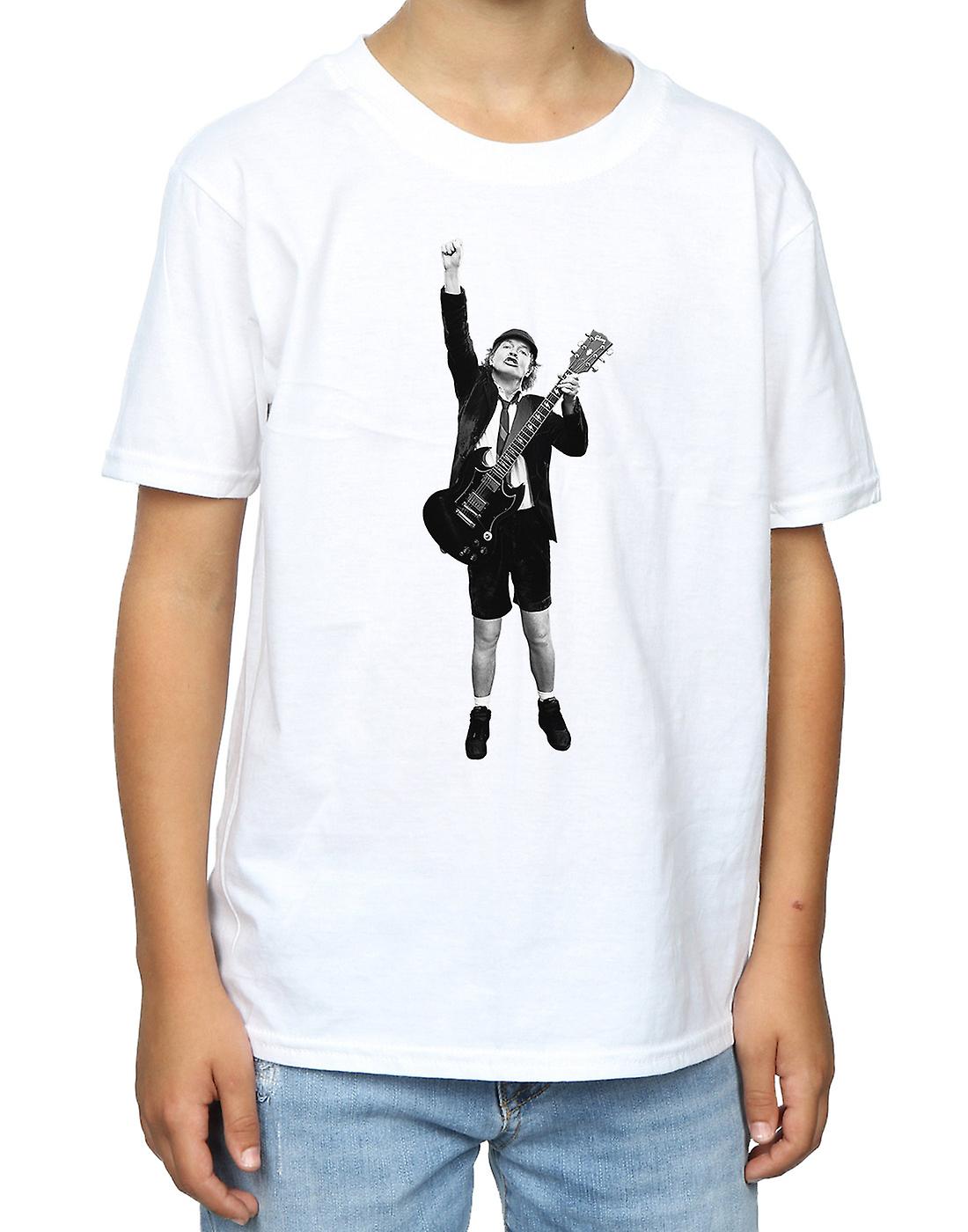 AC/DC Boys Angus Young Cut Out T-Shirt | Fruugo UK