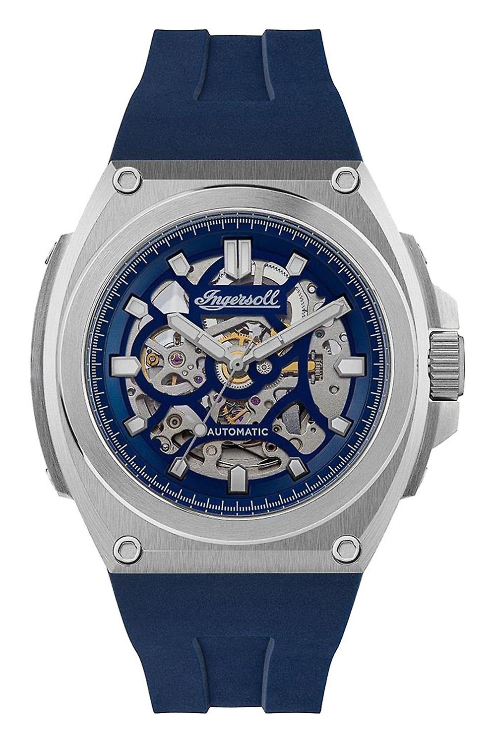 Motion Automatic Analog Men's Watch with Rubber Bracelet I11704