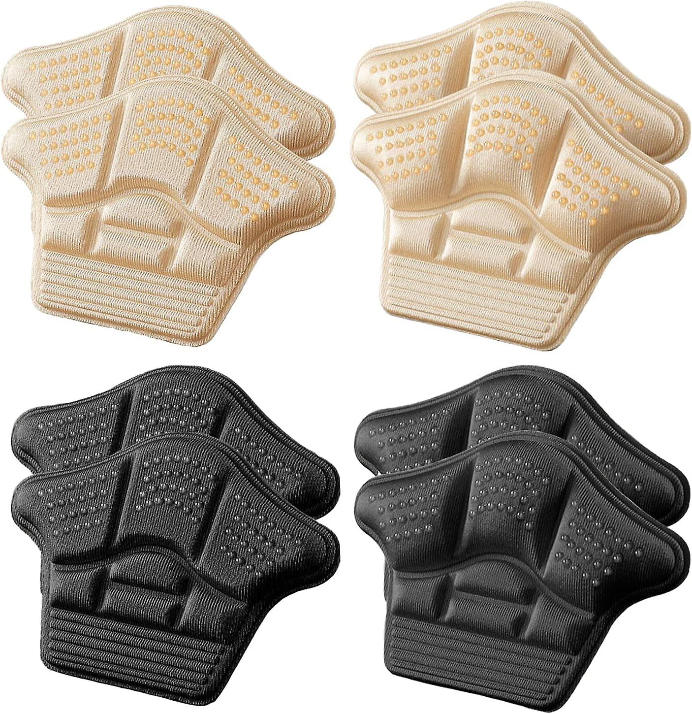 Pxcl 4 par hälkuddar, överdimensionerade skor hälgrepp, självhäftande hälkudde, hälgrepp för herr- och damskor