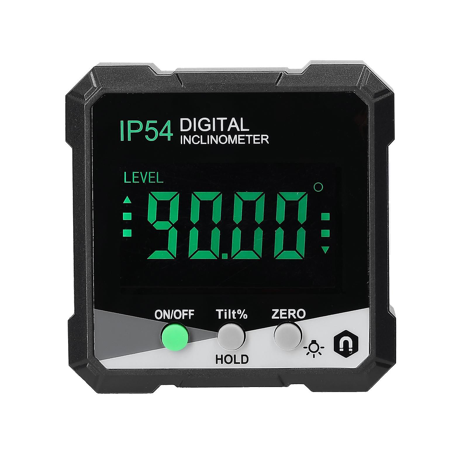 IP54 4*90 degrees Portable Digital Inclinometer LCD Backlight Digital Protractor Slope Meter Digital Angle