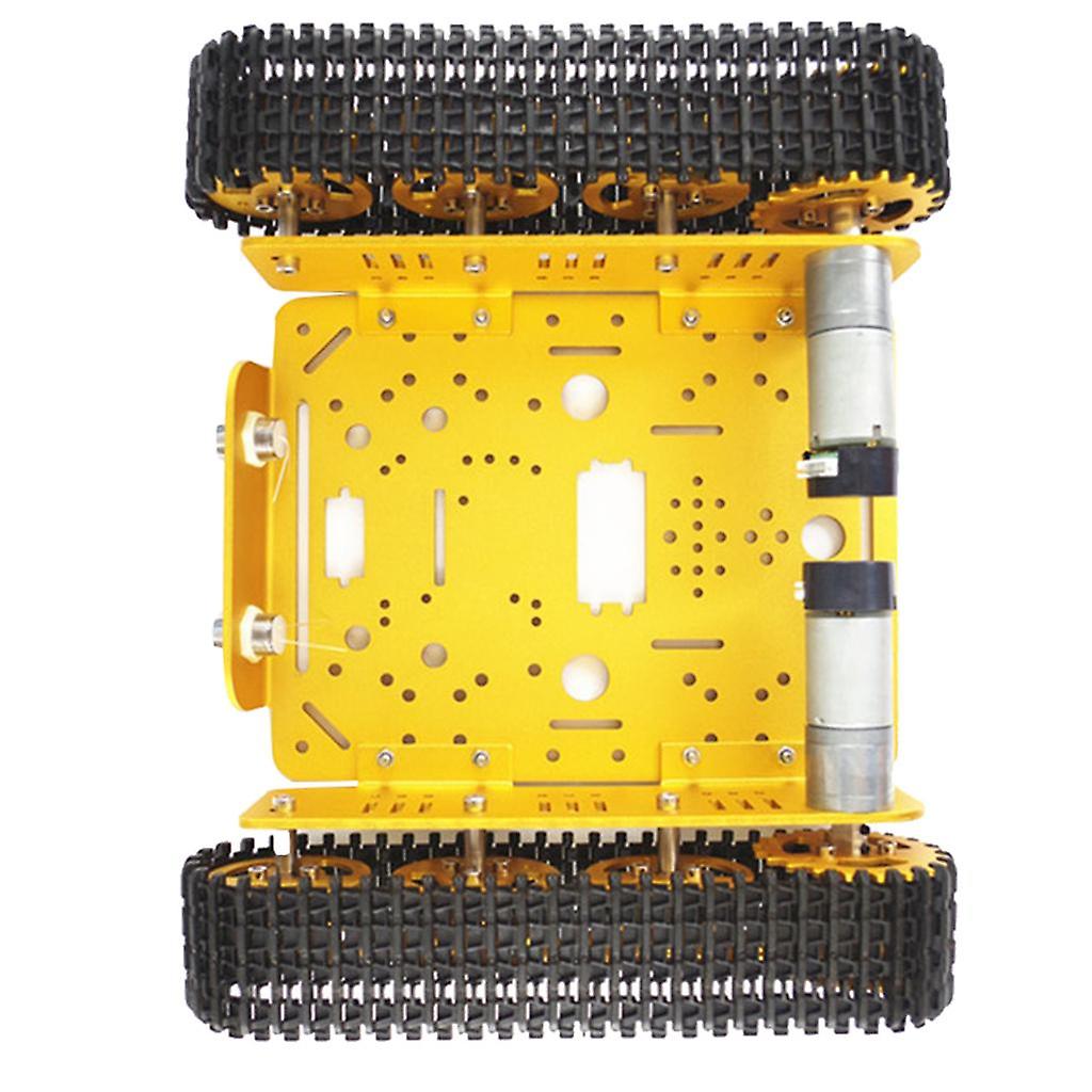 T200 Remote Control WiFi Video Robot Tank Chassis Mobile Platform Gold