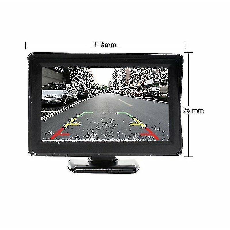 Wireless Backup Camera System Kit For Car/truck/van/pickup/motorhome 4.3`` Monitor Rear View Backup System