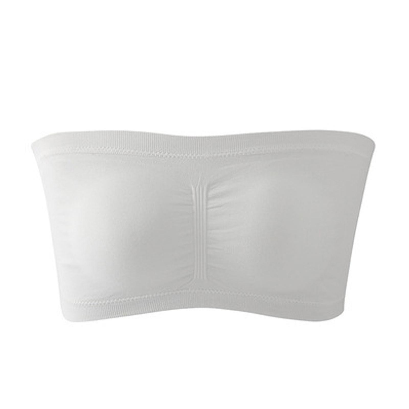 S-6XL قابلة للإزالة مبطن Bandeau أنبوب حمالة الصدر أعلى بالإضافة إلى حجم بسط حمالة
