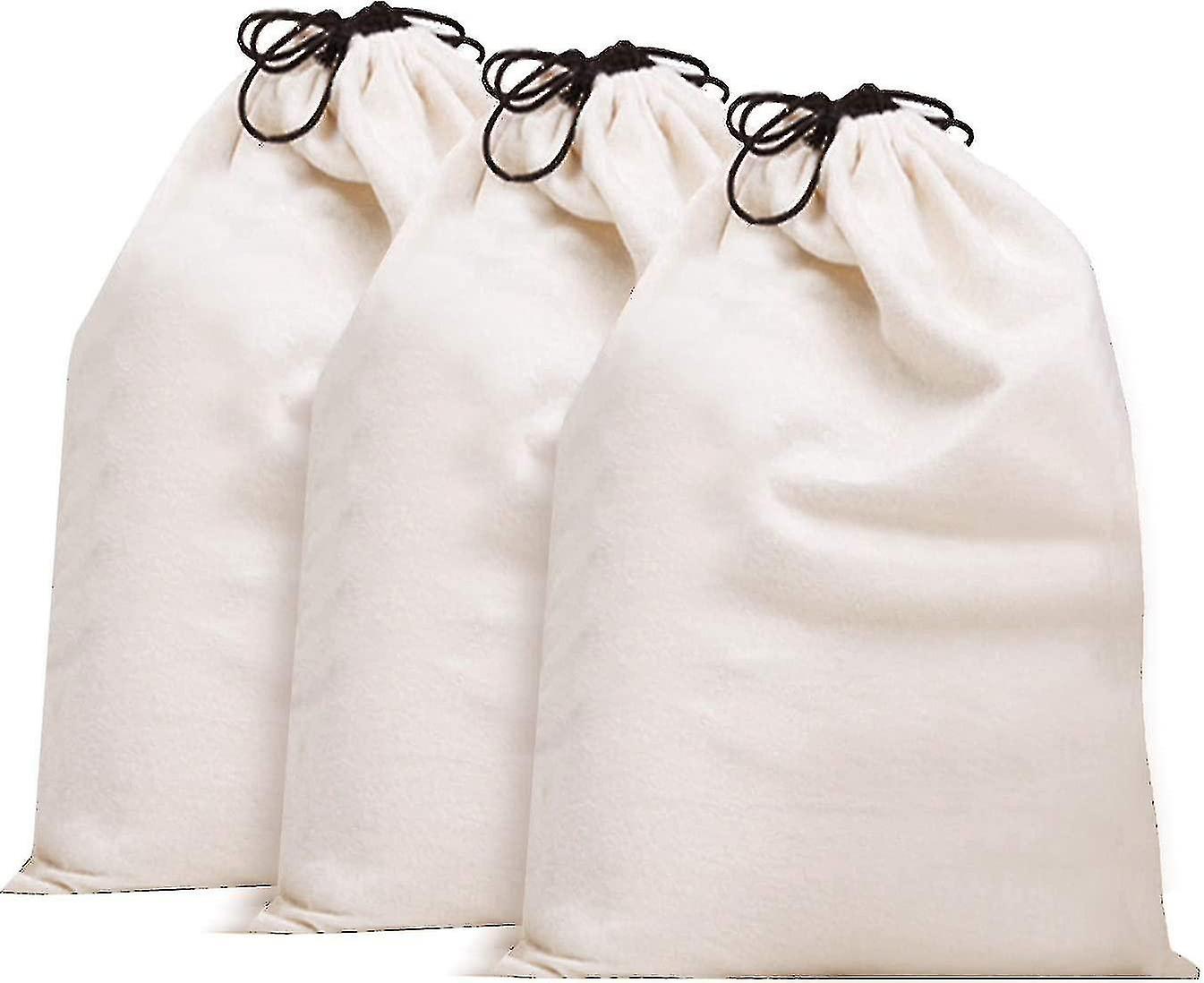 Cotton Breathable Dust-proof Drawstring Storage Pouch Bag U