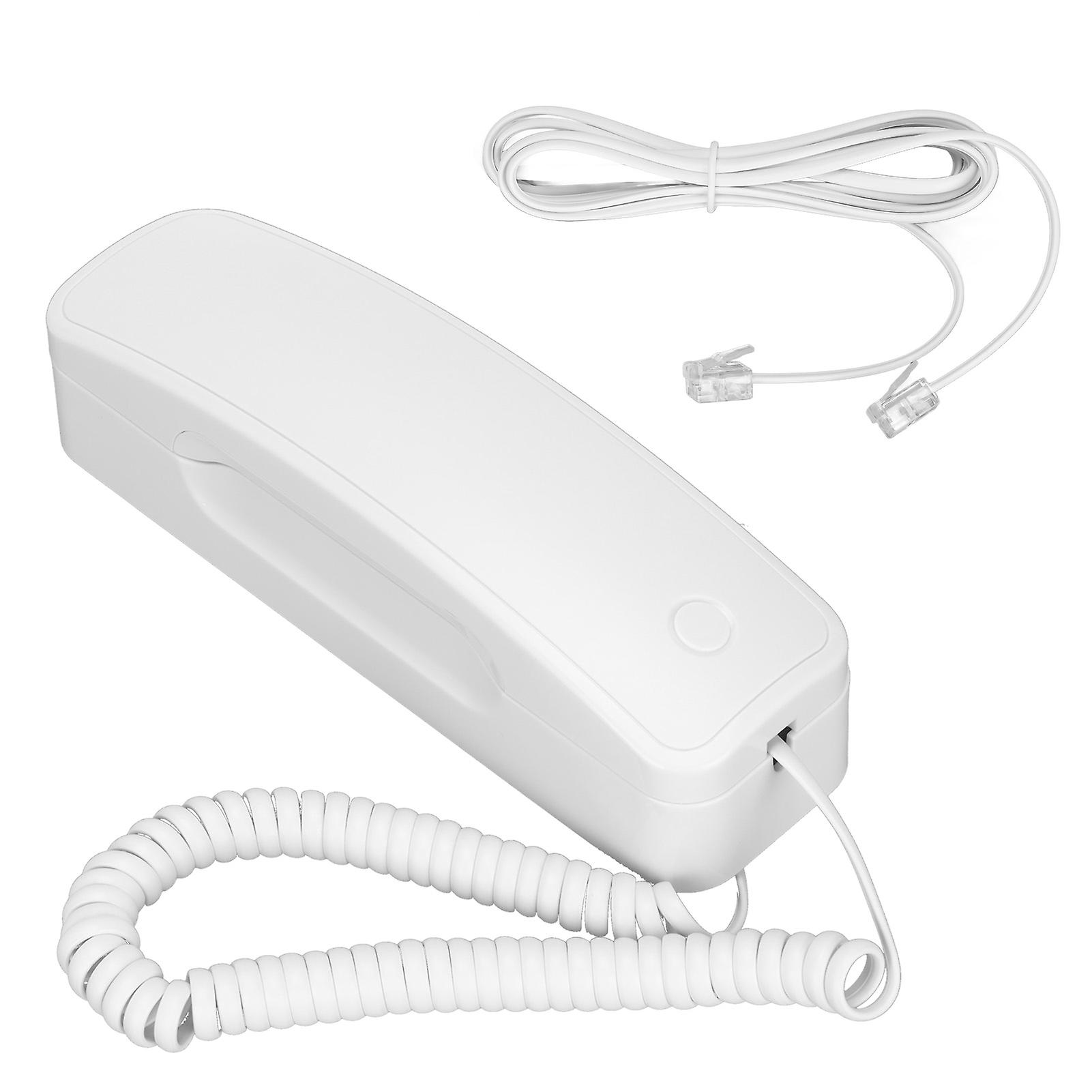 1-Handset Wall-Mounted Corded Telephone for Home, Business, Hotel, Guest Room