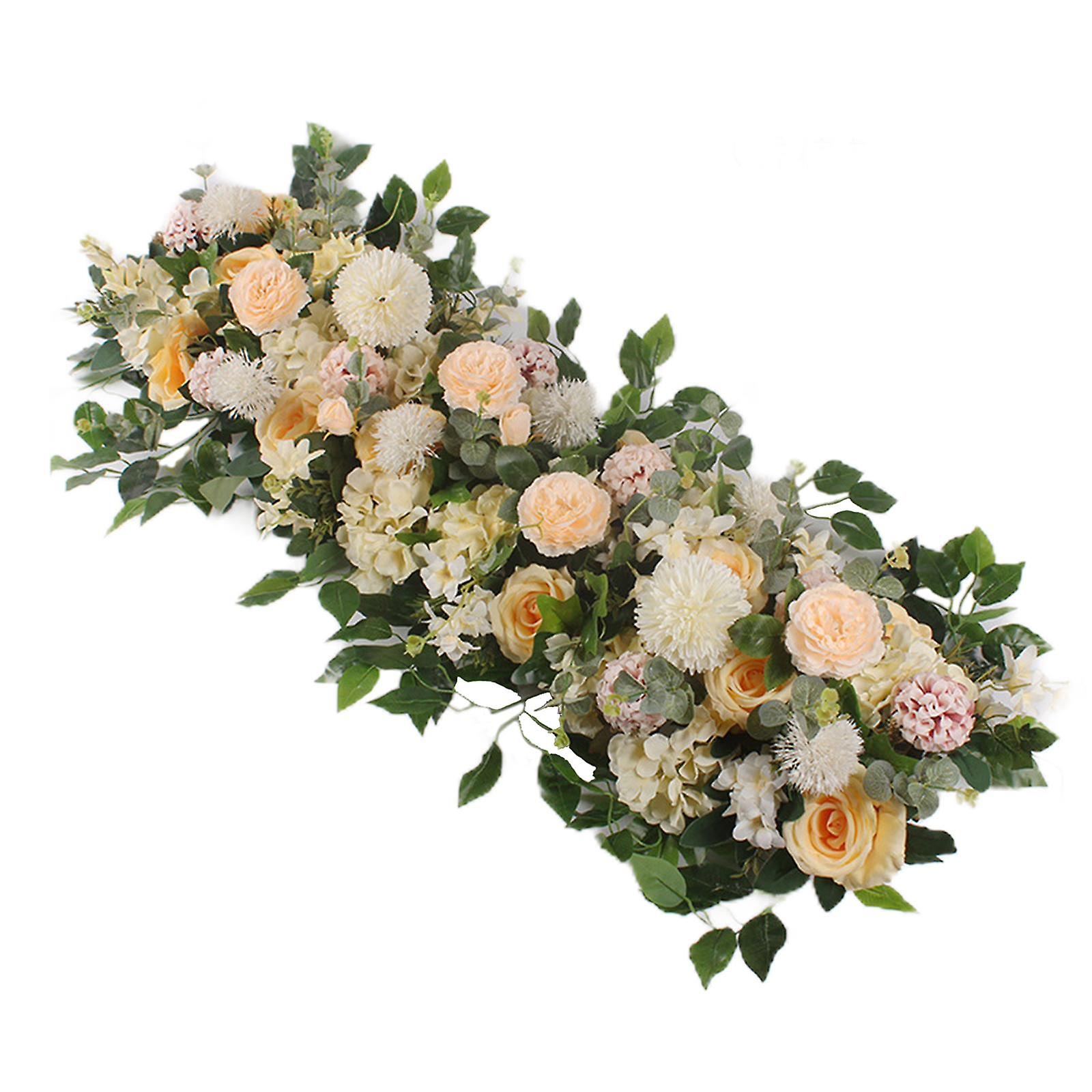 Artificial Wedding Flowers Backdrop Arch Decor for Wedding Red