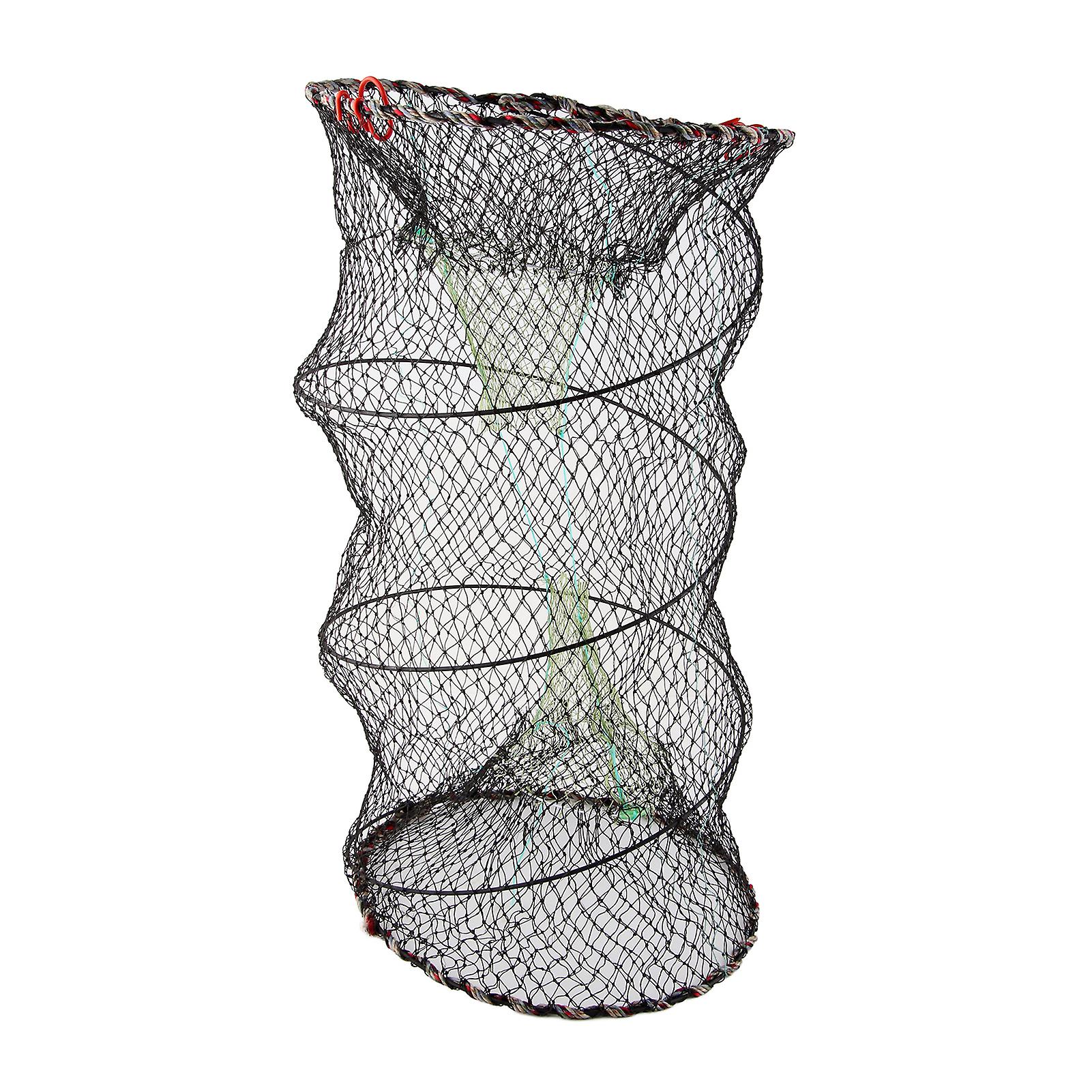 Spring Cage Fishing Net Automatic Folding Fishing Net Portable Durable Fishing Tools