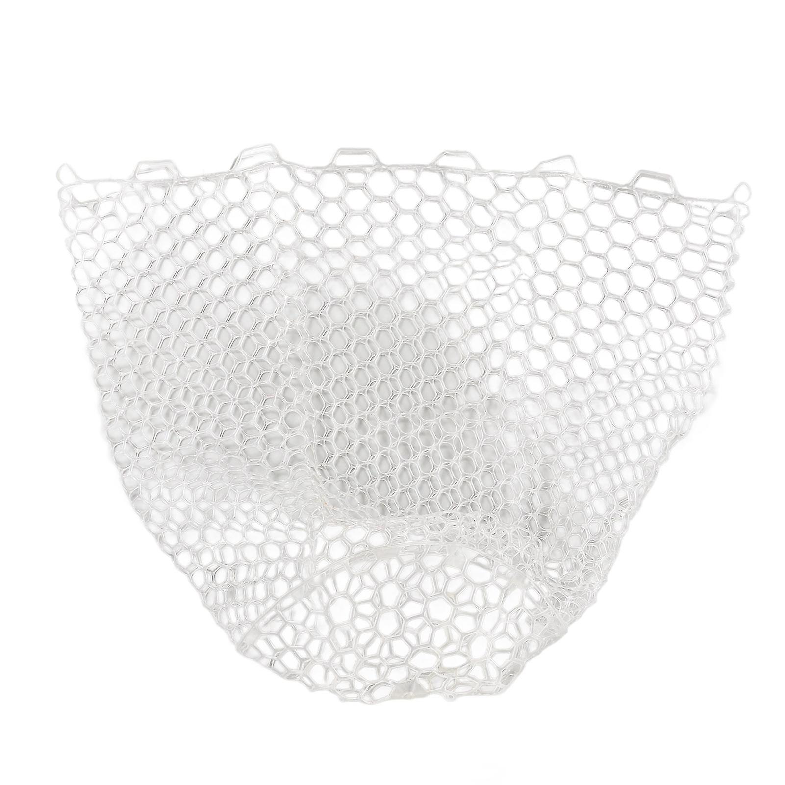 Rubber Mesh Fishing Net Portable Rubber Foldable Net High Transparency 65cm Depth for Outdoor Fishing Activities
