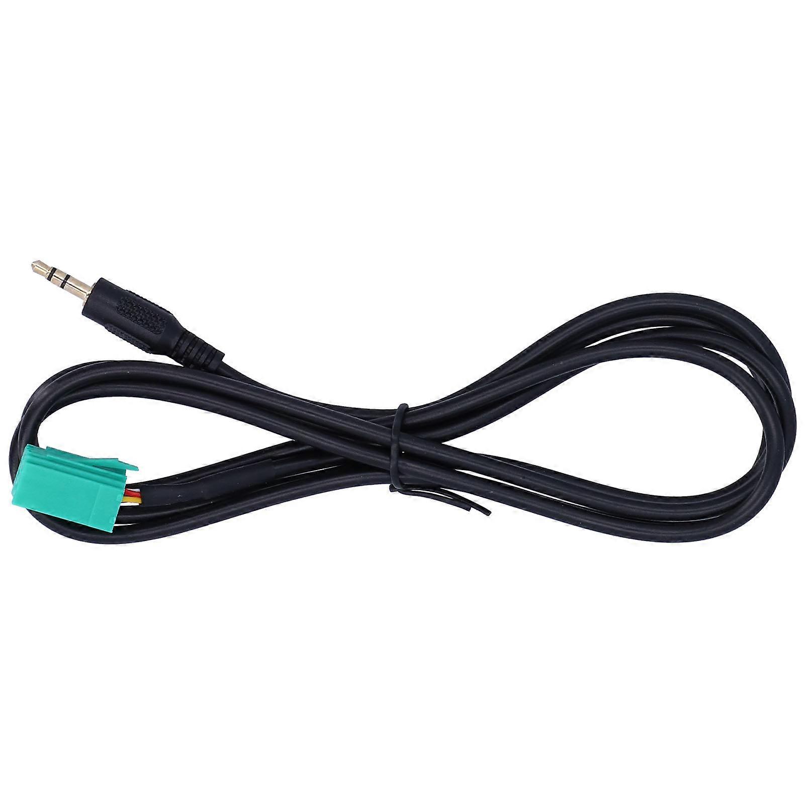 3.5mm Auxiliary Cable Adapter Audio Input Replacement for Clio 20052011 with 2 UShaped Tool