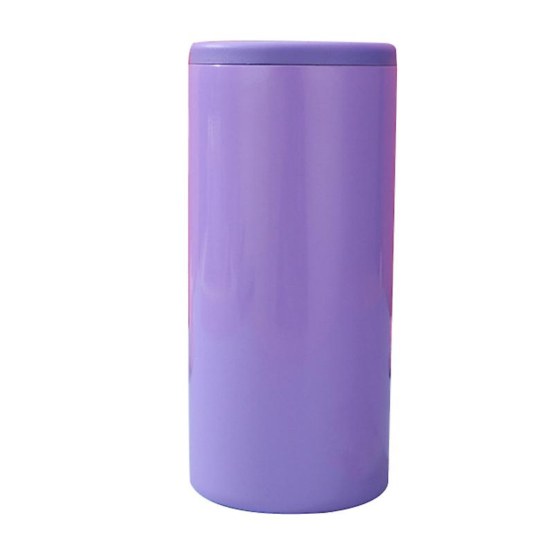 Insulated Can Cooler Non-slip Double-walled Stainless Steel Vacuum Drinks Cooler Vacuum Cup