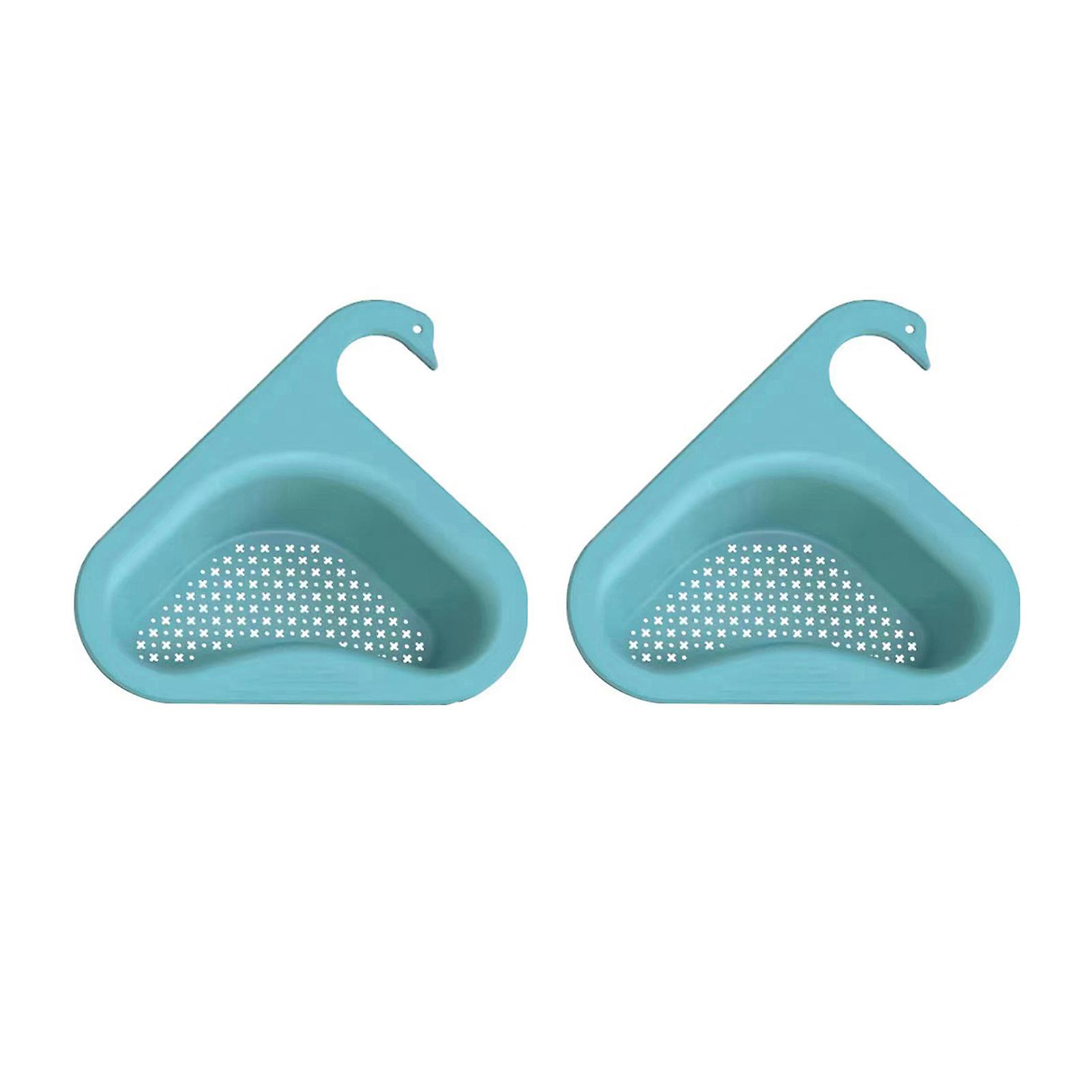 Plastic Triangles Sink Drain Basket Multi-Purpose Vegetables Drain Basket for Home Use