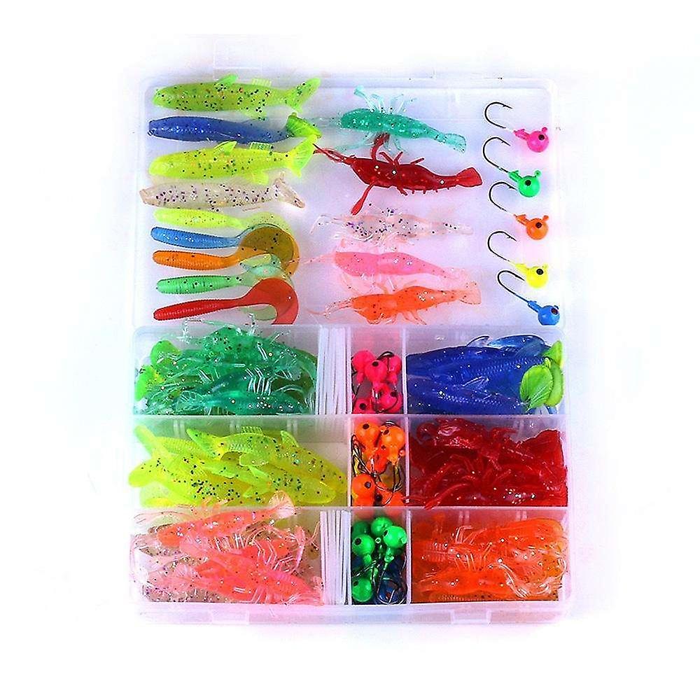 Mega box with jigs in a handy box, Jig head, fishing tools