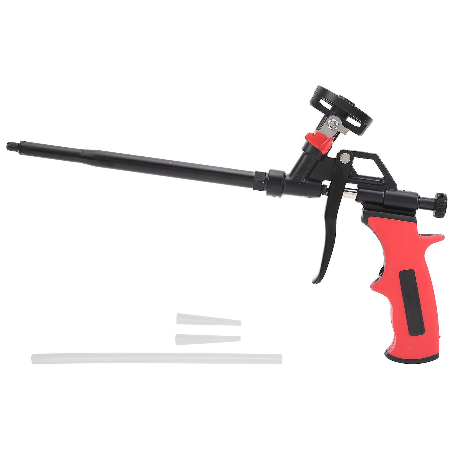 Uadme Expanding Foam Gun, Caulking PTFE Spraying Aluminum Alloy Tools with Valve Switch