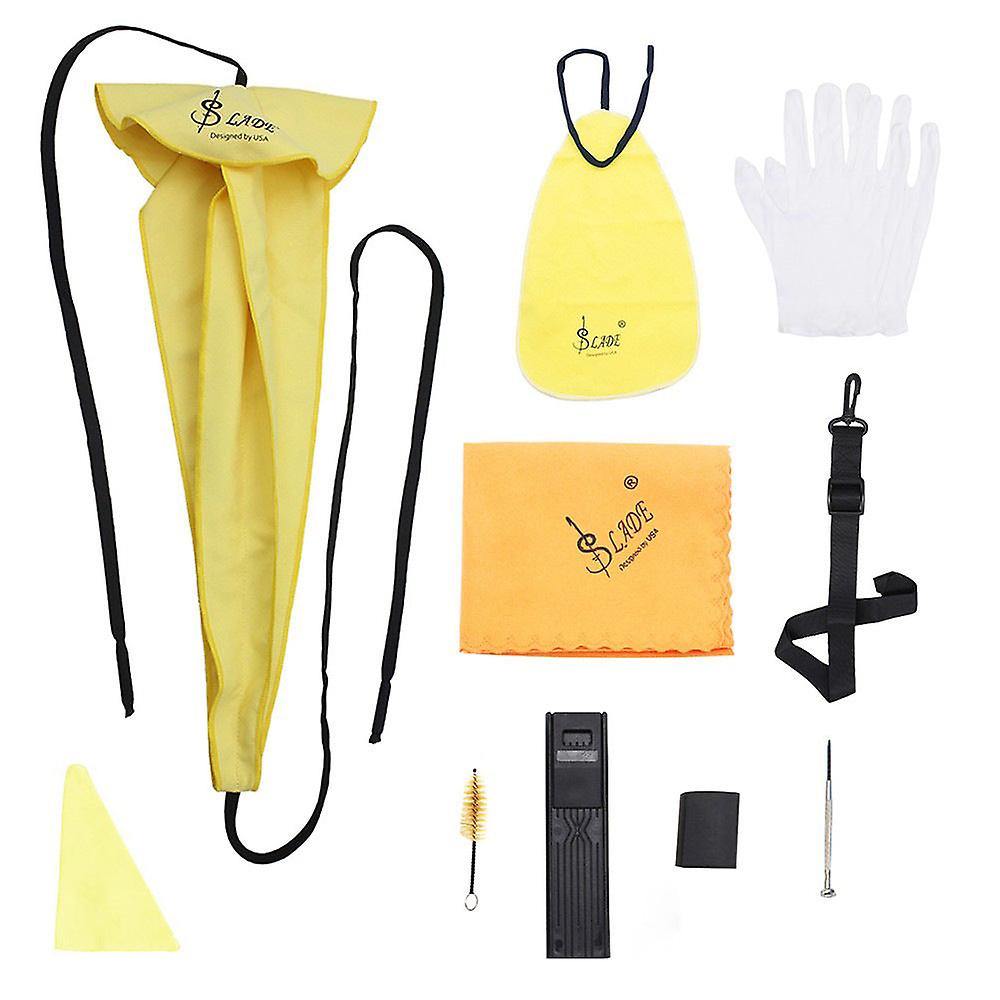 10Pcs Saxophone Cleaning Set Musical Instrument Accessories
