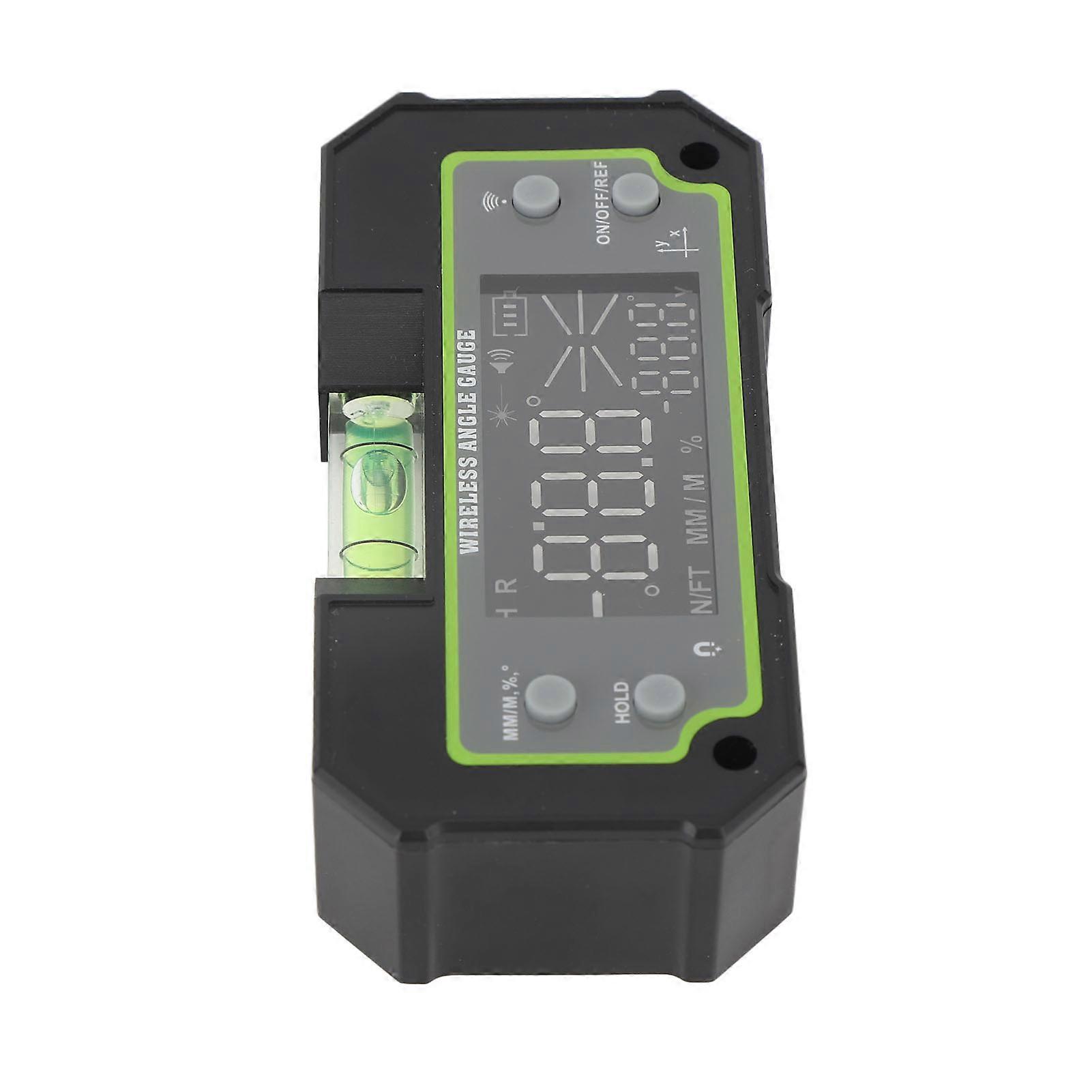 Digital Angle Gauge Dual Axes Inclinometer Magnetic Adsorption LCD Display Electronic Angle Finder with Bluetooth 