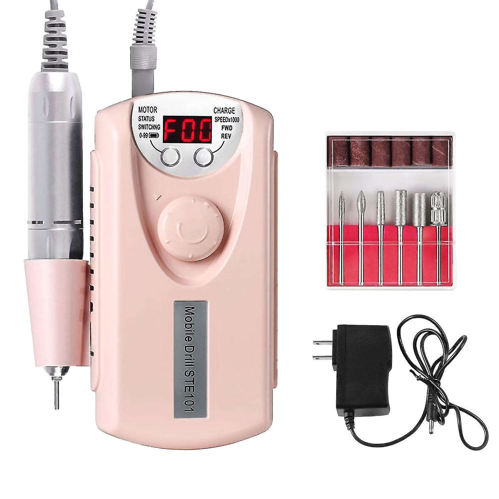 リチャージブル研磨機付きポータブルミニマニキュア研磨と研磨電気マニキュアデバイス