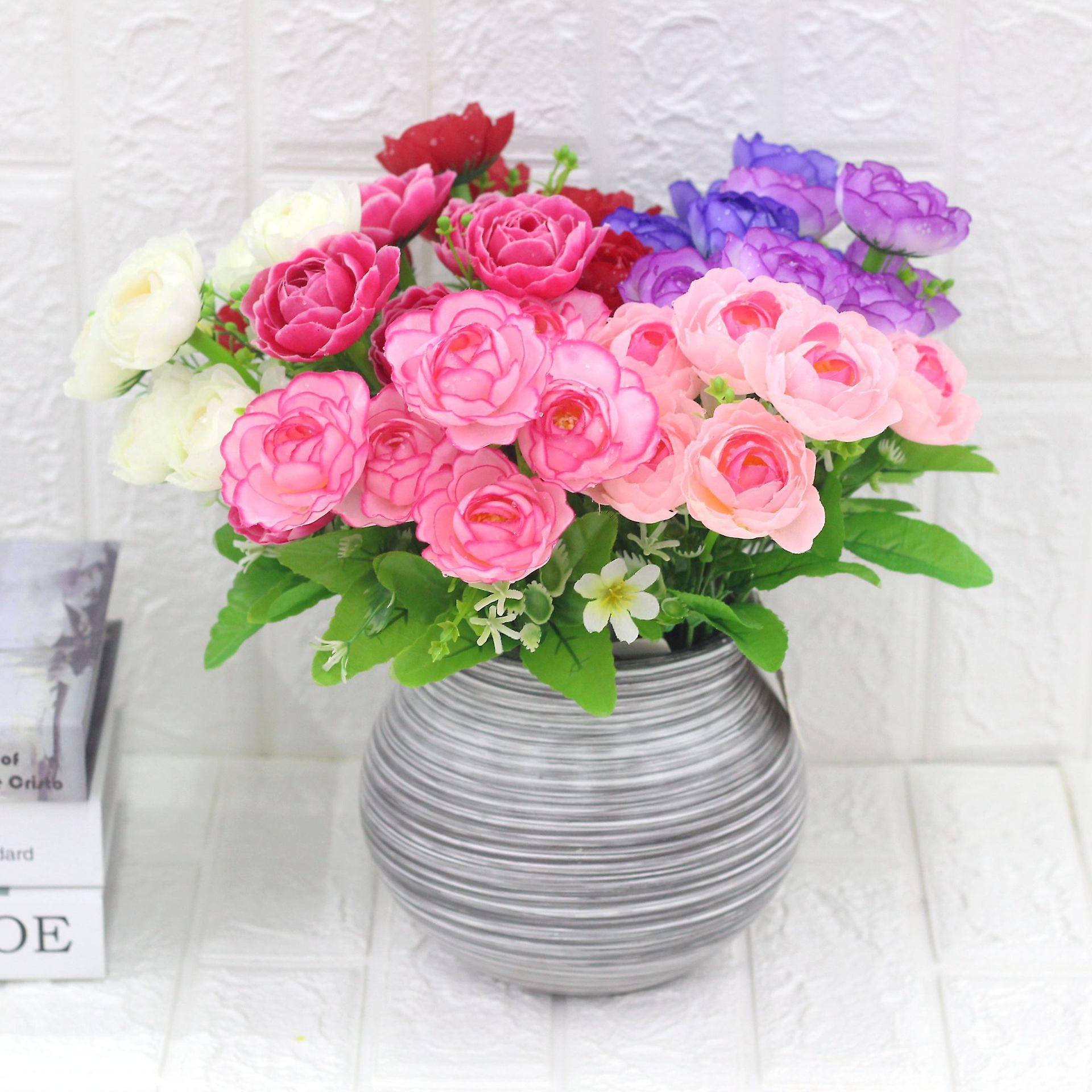 5Pcs artificial flower big camellia dried flower fake flower gift for