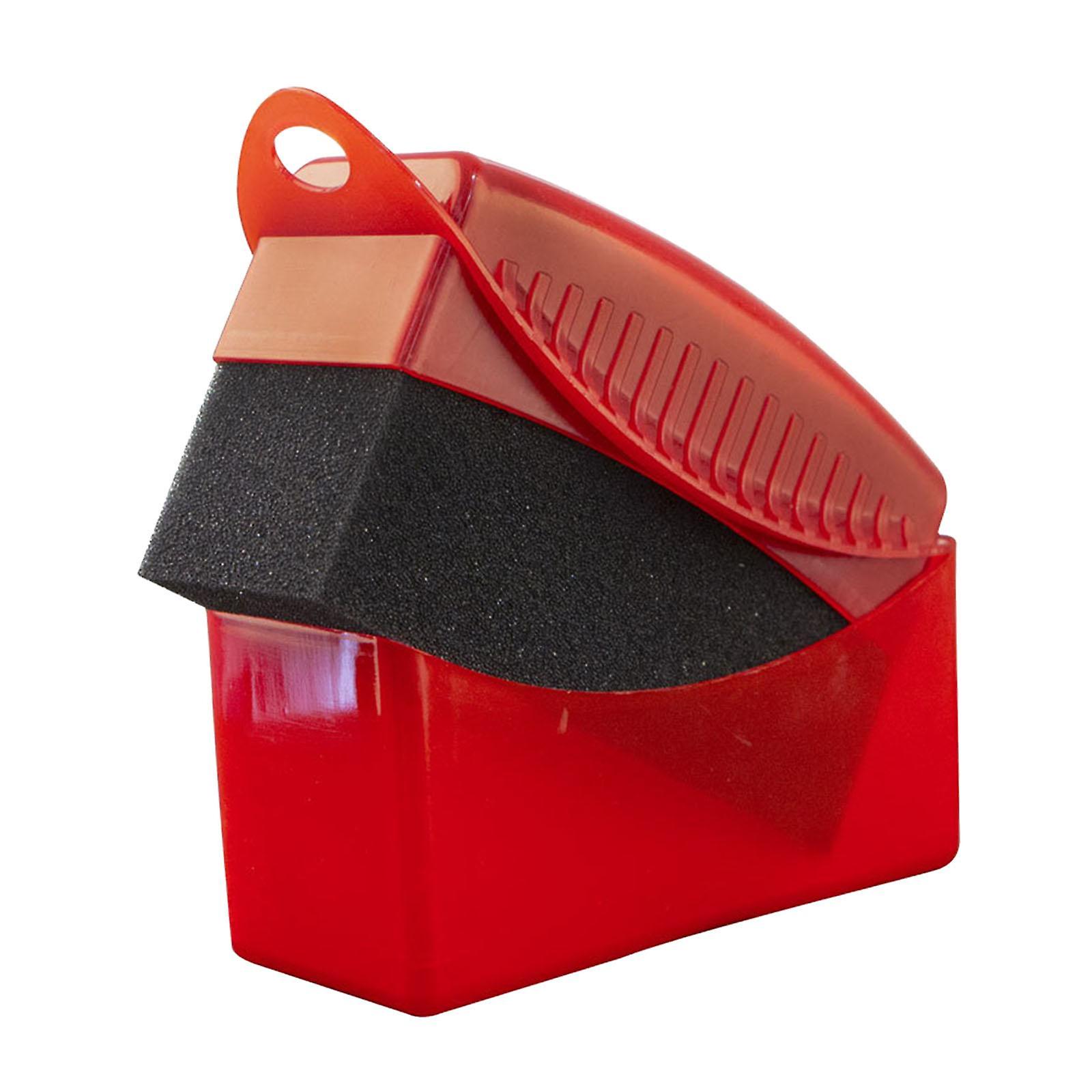 Generic Tire Dressing Applicator with Lid Tire Applicator Polishing Pad Red