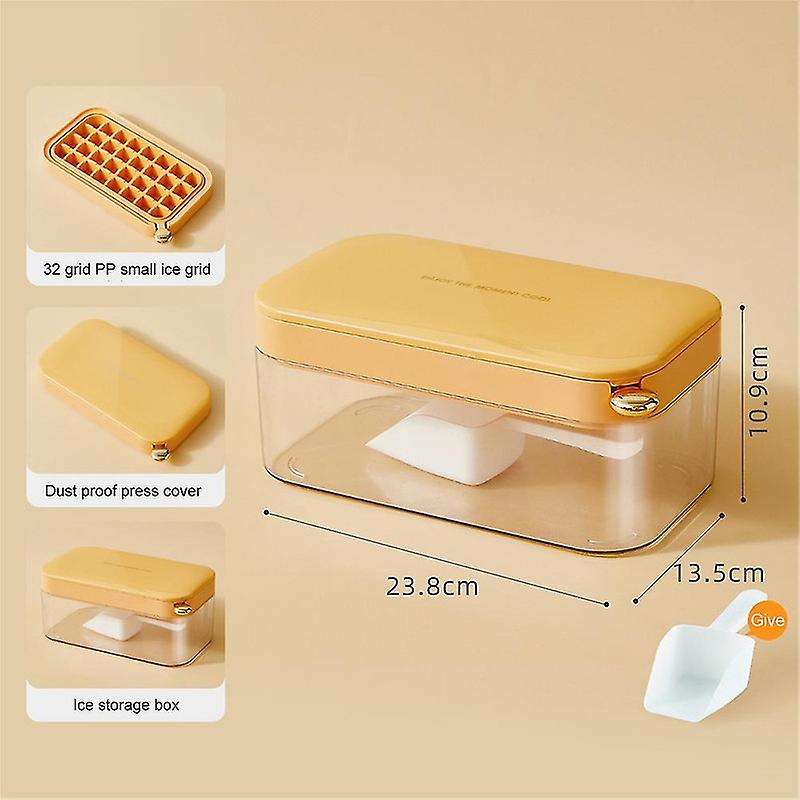 High Quality Food Grade Ice Cube Tray Mold With Lid Ice Box Ice Mold