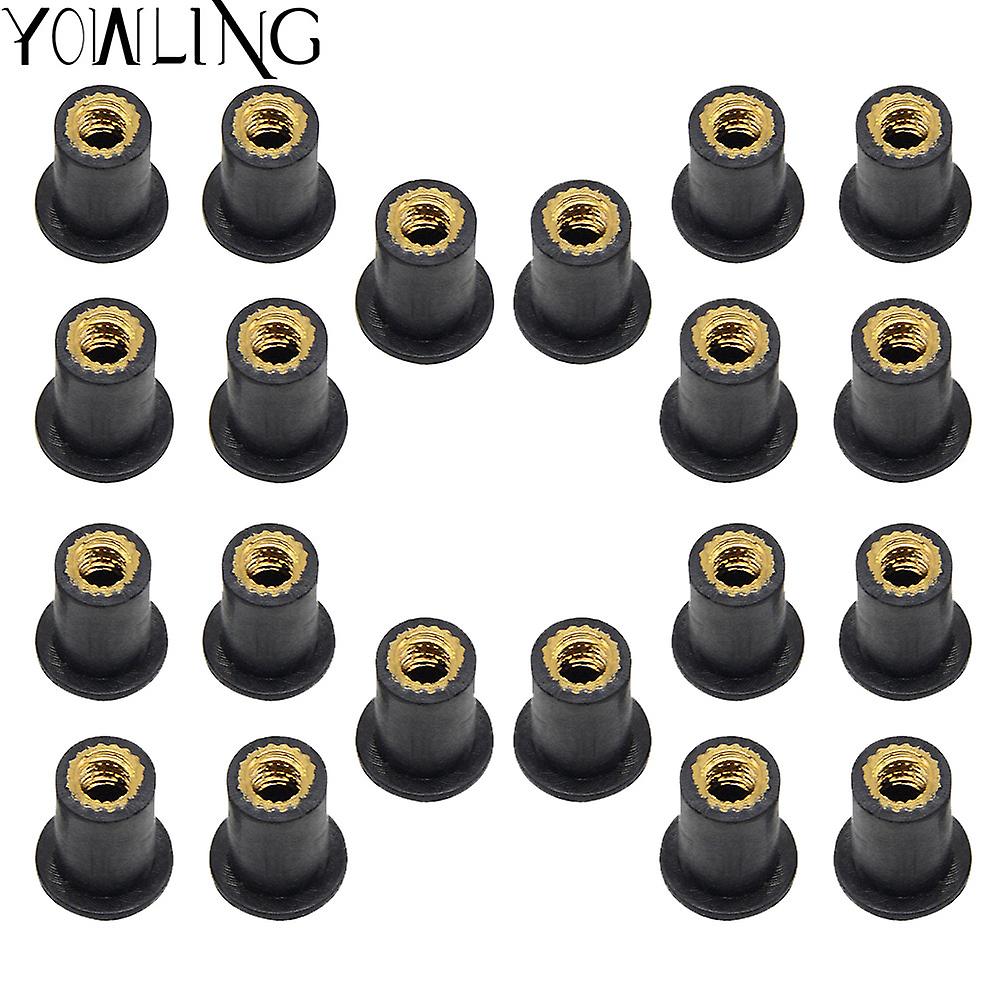 M5 Motorcycle Accessories Windscreen Well Nut Rubber Well Nuts Screw Bolt For Honda St1300/st1300a Vfr800 Cbr125r Cb190 Xadv 750