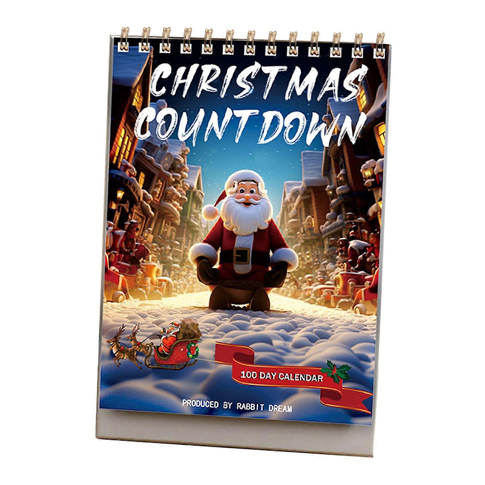 100 Day Holiday Countdown Calendar 2024 Personalized Countdown Calendar for Holiday