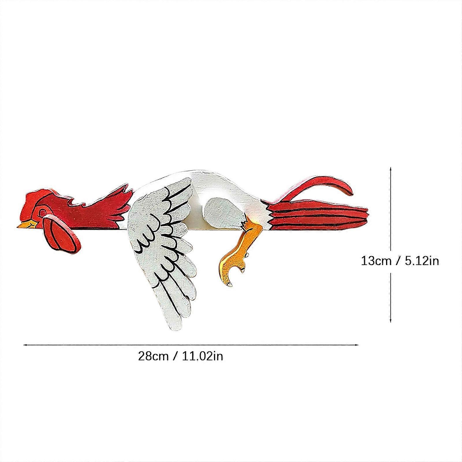 1pc Funny Rustic Rooster Statue-Animal Decoration