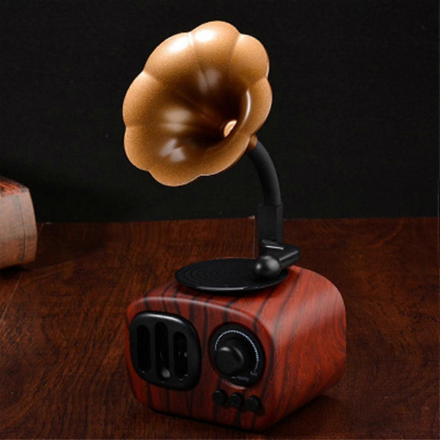 ワイヤレスデコラティブオーナメントスピーカー(ブラウン)