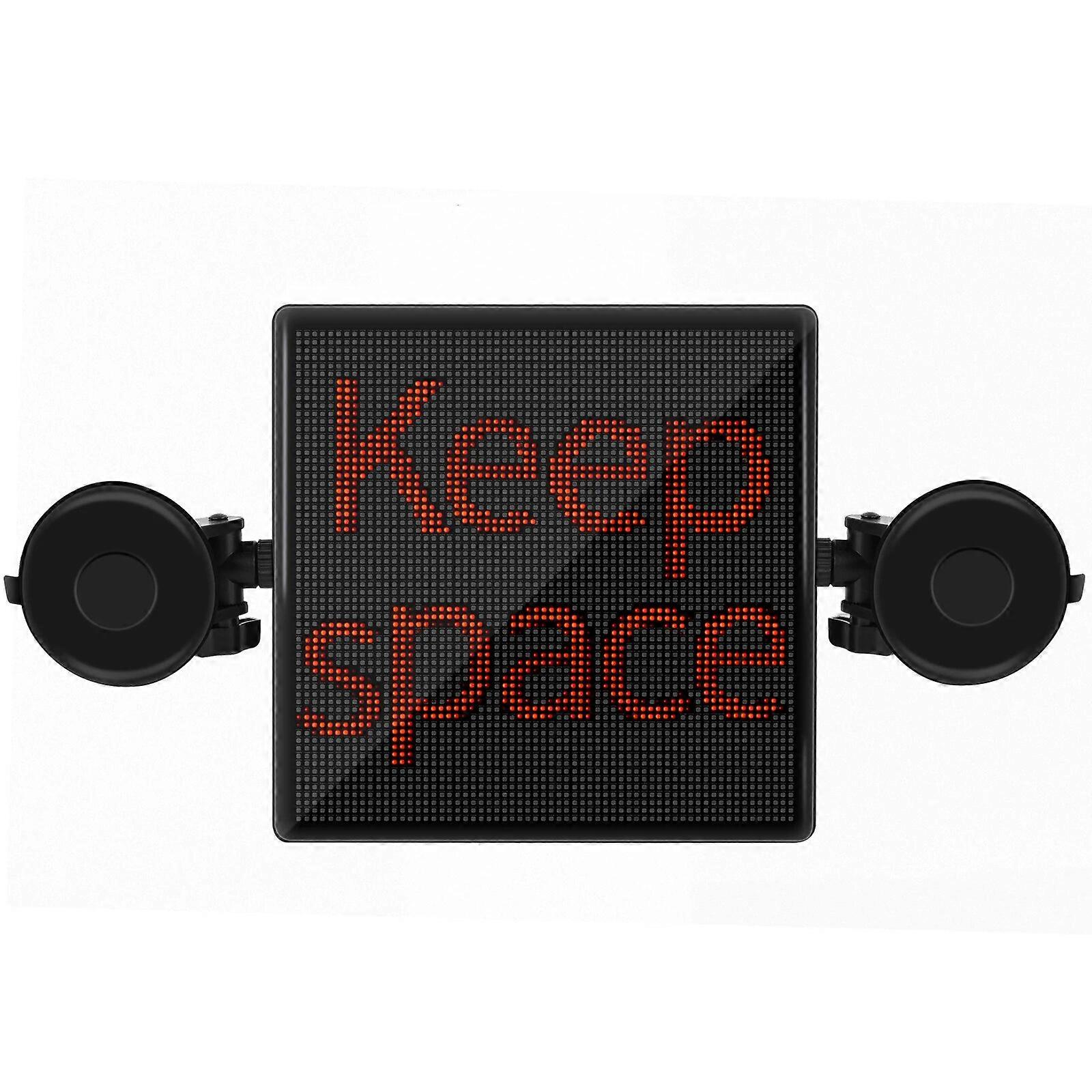 Smart Car LED Display on Rear Window 64X64Full Color Car Scrolling Message Screen APP Control Programmable LED Expression Panel FN9U5927