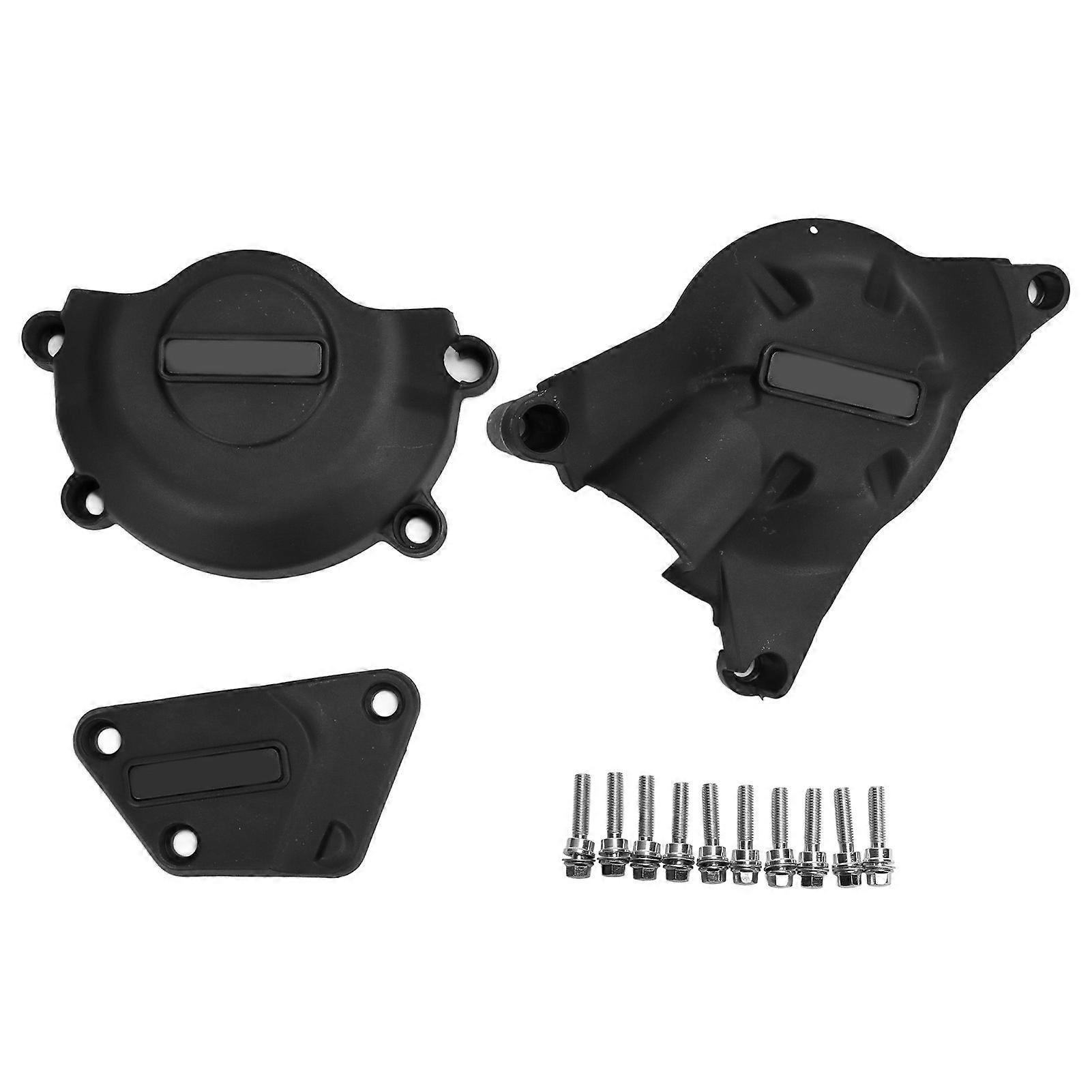 3 قطع / مجموعة غطاء محرك دراجة نارية أسود غير لامع ABS استبدال واقي مضاد للتآكل ل YZF600 YZFR6 20062020 E2U711