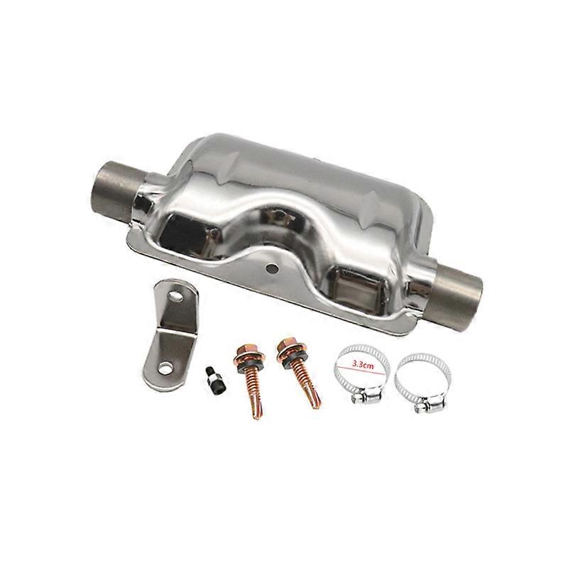 25mm Air Intake Filter Silencer Combustion Air Pipe Ducting Pipe Clamps Car Heater For Webasto Eberspacher Diesel Parking Heater