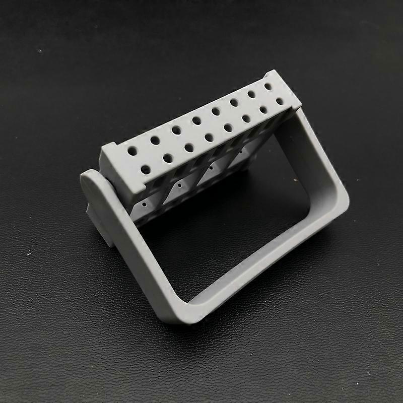 16 Holes Dental Burs Holder for High Speed Burs and Low Speed Burs 2.35mm and 1.6mm Nail Drill Bit Holder 7 colors