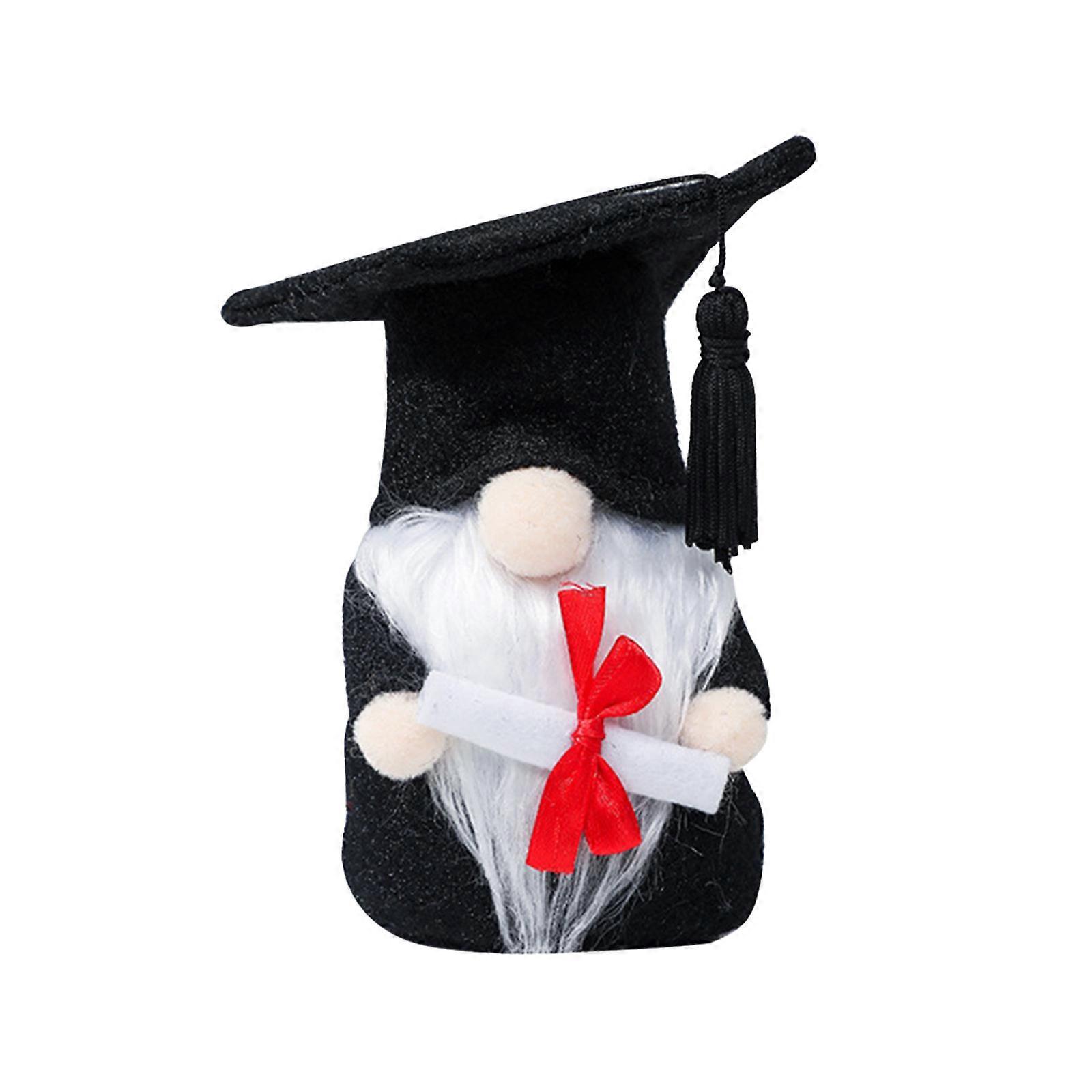 Graduation Season Gnome Doll Doctoral Cap Graduation Gift