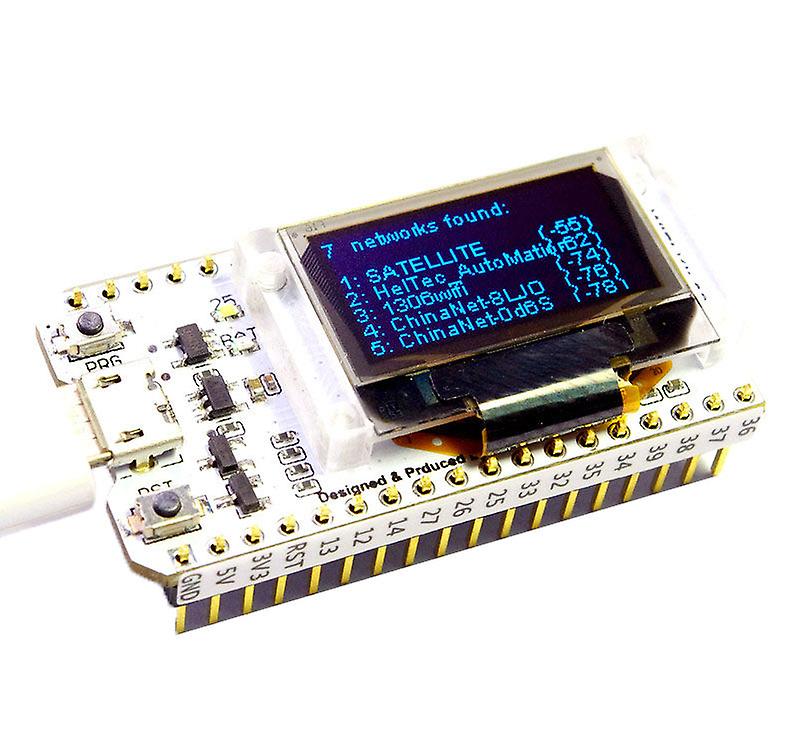 Esp32 Bluetooth Wifi Kit Oled Blue 0.96 Inch Display Module Cp2102 32m Flash 3.3v-7v Internet Development Board For