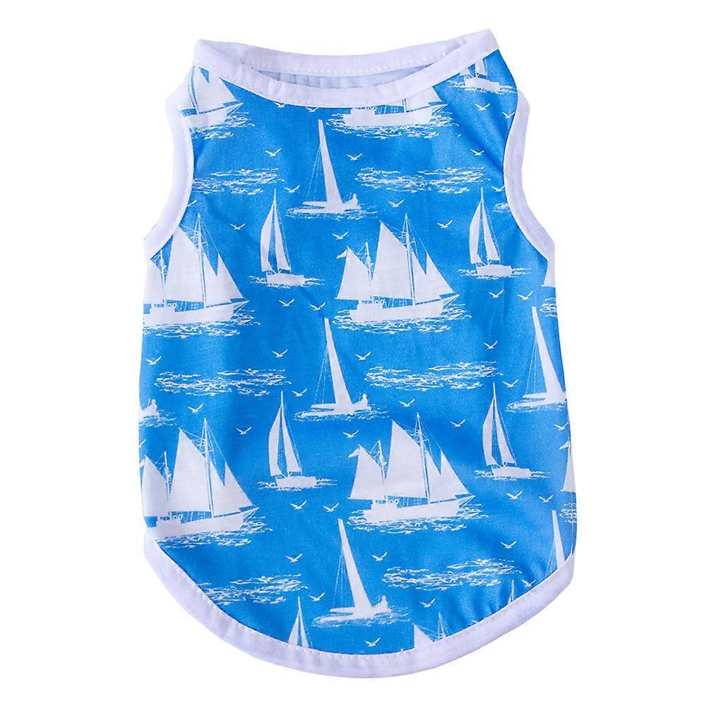 Breathable and comfortable pet clothes Pet summer thin vest