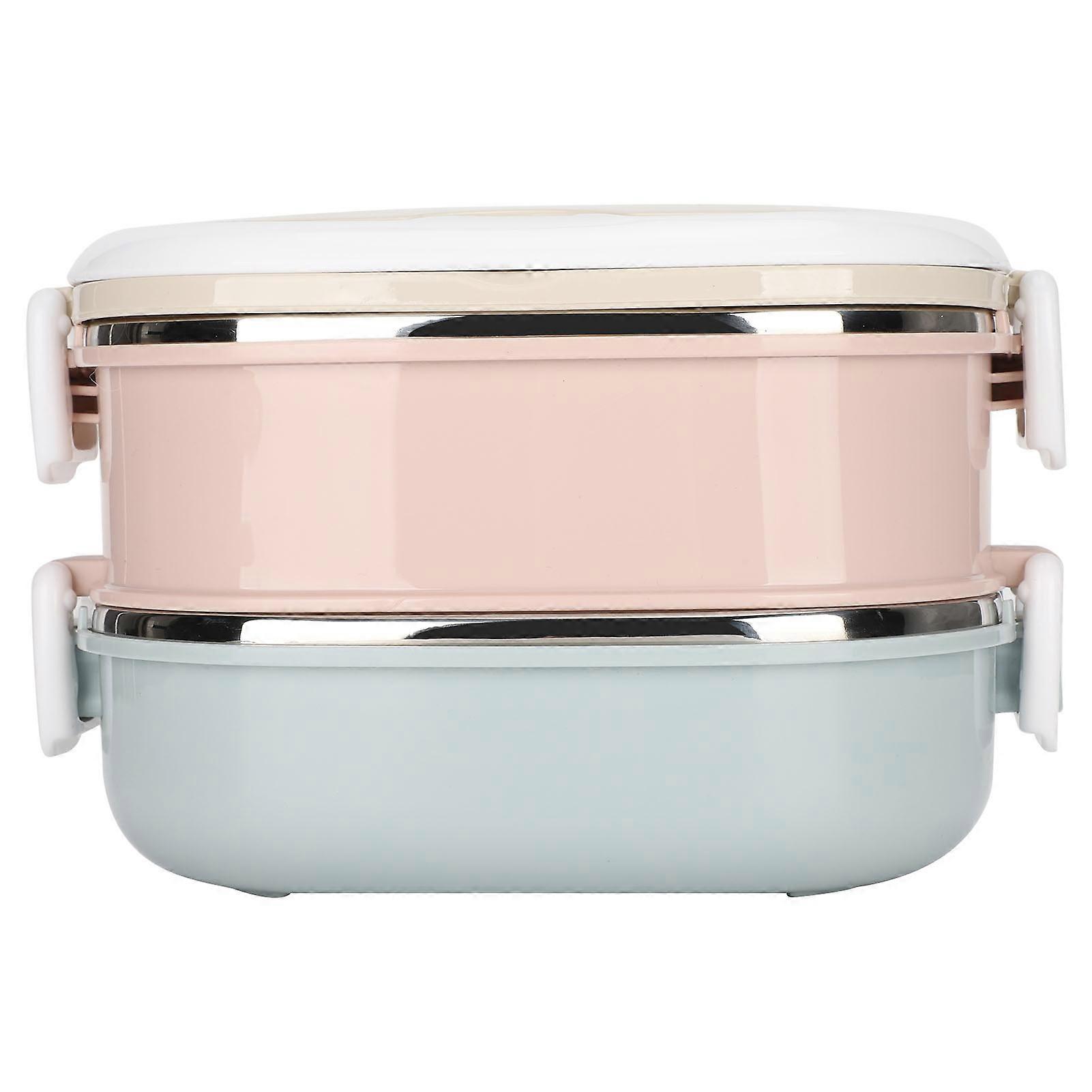 お弁当箱の携帯用ステンレス鋼は学生の子供のための熱食糧容器を、2つの層1800mlに絶縁しました