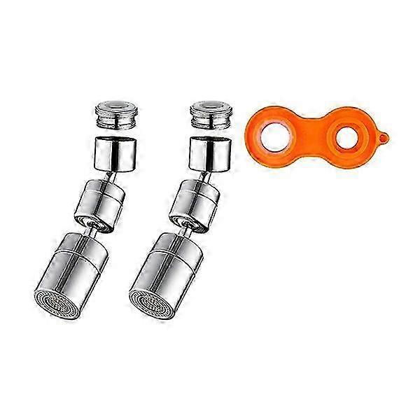 KINCJON Universal Splash Filter Faucet 1080-Degree Big Angle Swivel Splash Filter Faucet Aerator Bathroom Faucet Water Filter