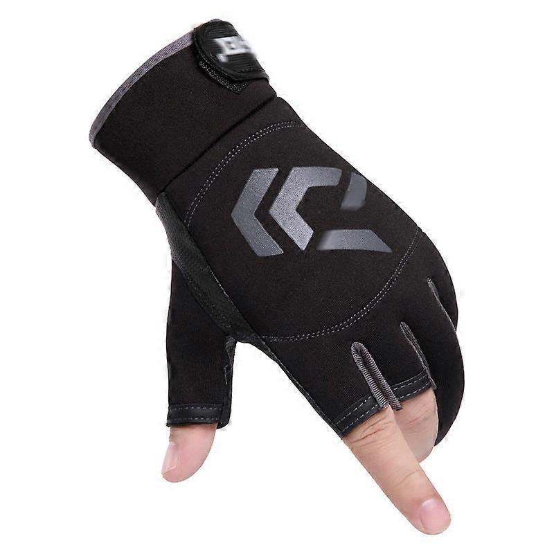 Women Men Cycling Gloves Dew Three Finger Thin Outdoor Riding Sun-proof And Breathable