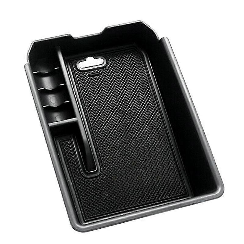 Car Central Console Armrest Box Storage Box Pallet Tray Container with Rubber Mat for X3 G01 X4 G02