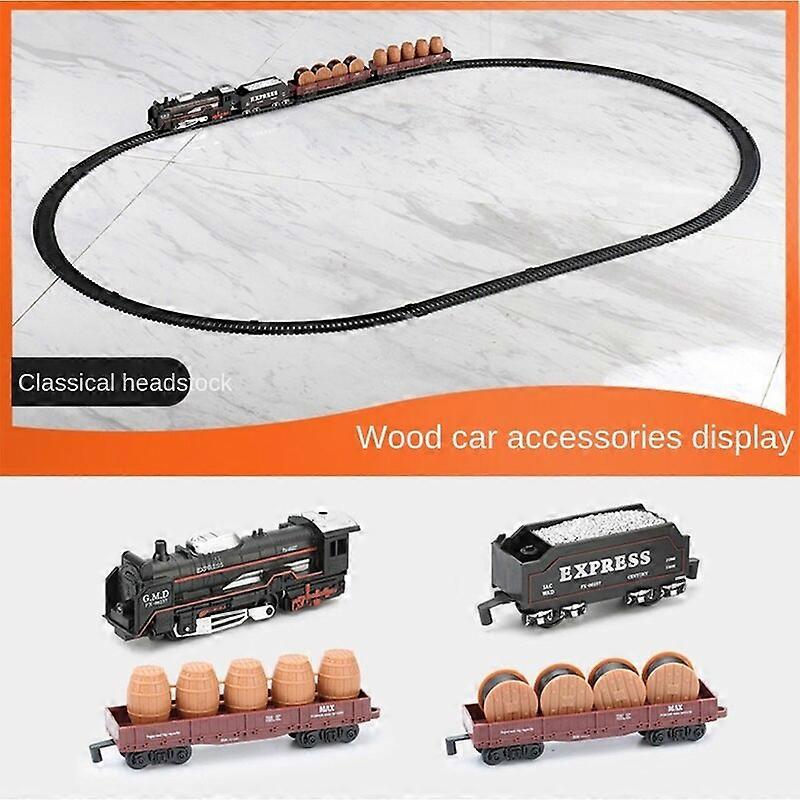 Electric Train Model with Track Railway Toys Battery Operated Classical Simulation High-speed Rail toys for children Robotic Toys