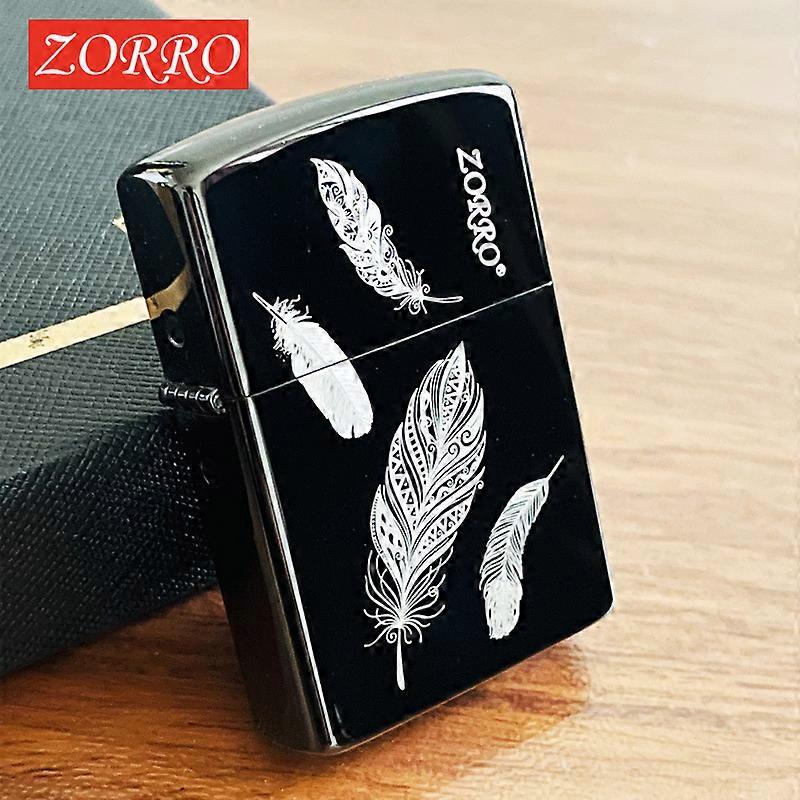 Brass Kerosene Windproof Lighter Personalized Creative Gift Black Ice Lighter Classic Kerosene Engine